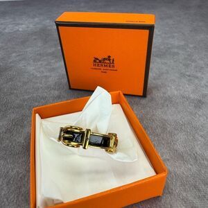 Hermes Buckle Scarf Ring Tie